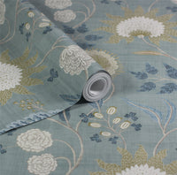 Fable Trail Seafoam Wallpaper