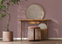 Artisan Weave Mulberry Wallpaper