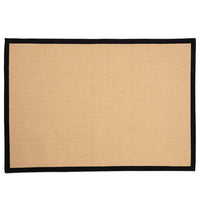Swinton Sisal Jute Boucle Black Rug - Esselle Home