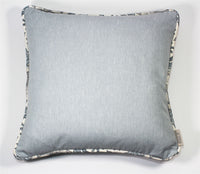Eden Plain/Nima Floral Soft Blue Cushion