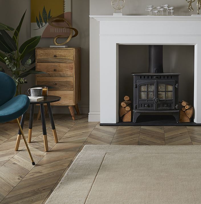 Esme Wool 120x170cm Cream Rug
