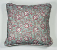 Lucien Trail Spice Pink/Green Cushion